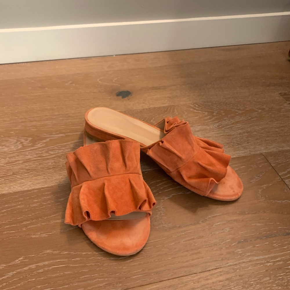 Able suede slides